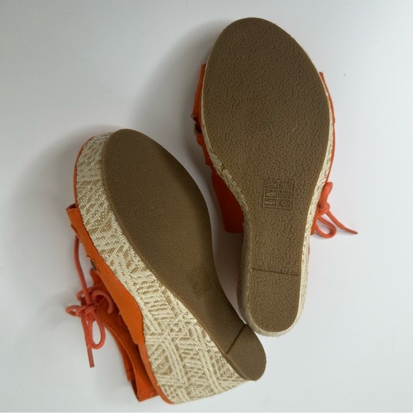Call It spring wedge sandals women’s orange size 8 - Picture 7 of 15